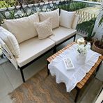 LimniHome Limnihome Mini Multilounge Bahçe Ve Balkon Mobilyası Krem