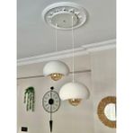 Limon 3D Design Limon 3Design 2 Li Sarkıt Avize Rustik E27 Modern Avize Bohem Beton Görünüm (E27 Ampul Dahildir.) - Beyaz