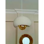 Limon 3D Design Limon 3design Tekli Sarkıt Avize Rustik E27 Modern Avize Bohem Beton Görünüm (E27 Ampul Dahildir.) - Beyaz