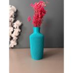 Limon 3D Desing Limon 3Design Modern ve Şık Dekoratif Ventus Vazo *large Boy* - Mavi
