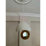 Limon 3D Desing Limon 3Design Tekli Sarkıt Avize Rustik E27 Modern Avize Bohem Beton Görünüm (E27 Ampul Dahildir.) - 1 - Beyaz