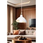 Limon 3D Desing Tekli Modern ve Dekoratif Sarkıt Avize Lamba Yatak Odası Salon Mutfak Koridor - Beyaz