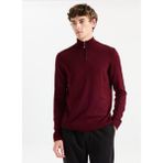 Limon Bato Yaka Basic Düz Bordo Erkek Kazak MML5WM-KZK9530