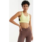 Limon Çapraz Sırt Detaylı Slim Fit U Yaka Pedli Kadın Spor Büstiyer - 97121