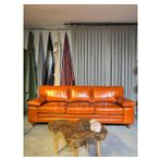 Limon' dan Cozy Hakiki Deri Modern Koltuk ( Fındık) - Taba