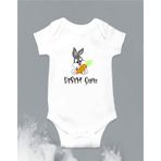 Limon Dişim Çıktı Baskılı Bebek Body Zıbın