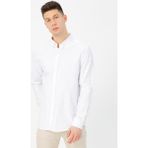 Limon Erkek Gömlek - Beyaz - 3XL