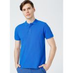 Limon Kısa Kol Basic Düz Erkek Polo T-Shirt - Saks