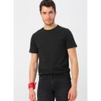 Limon Kısa Kollu Düz Erkek T-Shirt - Siyah