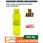 Limon Kolonyası 400ml 80 Derece 10 Adet