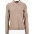 Limon Polo Yaka Basic Düz Bej Erkek Kazak MML5WM-KZK9528 - 2XL