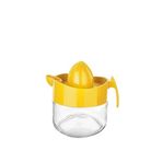 Limon Sıkacağı, Cam Hazneli Limon Sıkma Aleti, Limon Sıkıcı 300 ml (Sarı)