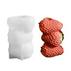Limon Silikon Kalıbı - Meyve Şekilli Silikon Mum Eritme Kalıpları | El İşi Malzemeleri ve Cupcake Süsleme İçin Limon Portakal Üzüm Çilek Mum Eritme Şekilleri