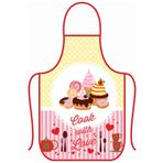 Limon Soft Dijital Baskılı Sıvı Geçirmez Mutfak Önlüğü Cupcake