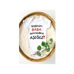 Limon Unisex Çocuk Beyaz Üzgünüm Baba Aynı Kadına Aşığız Baskılı Yarım Kollu Zıbın