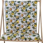 Limon ve Limon Çiçeği Desenli Su ve Leke İtici Panama Keteni Duck Kumaş Bezi 100x180