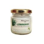 Limonotu & Citronella Yağı, Sineksavar Aromaterapi Soya Mumu, 75gr