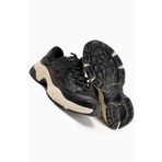 Limoya Caisa Siyah Tekstil Detaylı Bağcıklı Kadın Sneakers