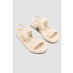 Limoya Jeannie Basic Ekru Halat Sandalet