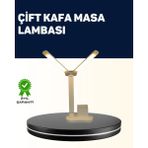 Lims Store Ayarlanabilir Kısılabilir LED Masa Lambası | Entegre Kalemlik ve Telefon Tutucu Özellikli