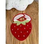 Lin Grup Bebek Mama Önlüğü Çilek Figürlü