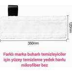 Lin Grup Buharlı Temizleyici Yedek Mikrofiber Havlu Paspas Bezi Universal