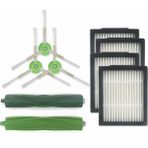 Lin Grup Irobot Roomba E5 ve I7 Serisi 4 Adet Hepa Filtre,3 Adet Yan Fırça,1 Set (2 Adet)Ana Fırça