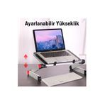 Lin Grup Katlanabilir Fanlı Dizüstü Bilgisayar Laptop Tablet Standı