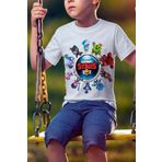 Lin Grup Kız-Erkek Browl Stars Baskılı Tişört T-Shirt