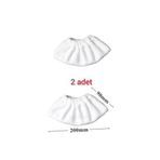 LİN GRUP Sinbo SSC 6418 Buharlı Temizleyici Uyumlu Yedek Mop Paspas Bezi, 2 Adet, 200x90mm