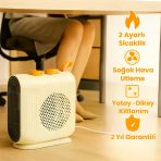 Lina 2000W Elektrikli Isıtıcı – Fanlı, Termostatlı, Termik Kesicili, Soğuk ve Sıcak Hava Üfleme