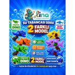 Lina-Dinozor ve Köpek Balığı Su Tabancası-Renkli Model Seçenekli Çocuk Yaz Oyuncağı - Sarı - Baby Shark-Köpek Balığı Modeli