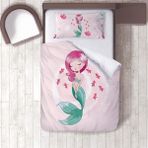 Lina Home Bebek, Çocuk Odası Micro Pamuk Saten Tek Kişilik Çarşafsız Nevresim Takımı Model 00034 - Renkli - 160 x 220 cm