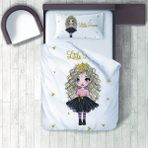 Lina Home Bebek, Çocuk Odası Micro Pamuk Saten Tek Kişilik Çarşafsız Nevresim Takımı Model 00059 - Renkli - 160 x 220 cm