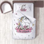 Lina Home Bebek, Çocuk Odası Micro Pamuk Saten Tek Kişilik Çarşafsız Nevresim Takımı Model 00069 - Renkli - 160 x 220 cm