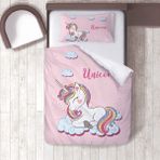 Lina Home Bebek, Çocuk Odası Micro Pamuk Saten Tek Kişilik Nevresim Çarşafsız Takımı Model 00074 - Renkli - 160 x 220 cm