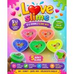 Lina Love Slime Florsan 5’li Set – Parlak Şeffaf Yumuşak Esnek Slime Oyuncak