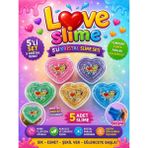 Lina Love Slime Kristal 5’li Set – Parlak Şeffaf Yumuşak Esnek Slime Oyuncak