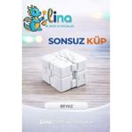 Lina Sonsuz Küp - Stres Azaltıcı Viral Oyuncak - Tek Renk - Beyaz