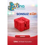 Lina Sonsuz Küp - Stres Azaltıcı Viral Oyuncak - Tek Renk - Kırmızı