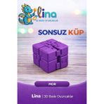Lina Sonsuz Küp - Stres Azaltıcı Viral Oyuncak - Tek Renk - Mor