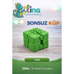 Lina Sonsuz Küp - Stres Azaltıcı Viral Oyuncak - Tek Renk - Yeşil