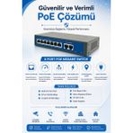 Linadex 8 Port Megabit Poe Switch 8+2
