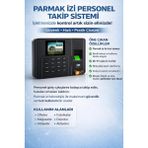 Linadex Wifi Kablosuz Kartlı Parmak izi okuyucu Giriş Çıkış Personel Takip Cihazı (10 kart dahil)