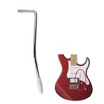 LinaLife Çap: 3/16 inç (5,3 mm) krom gümüş Gitar Tek Katlı Tremolo Kol Trem Bar ABD/Meksika Çamurluk Amerikan Stratocaster Squier Standart Elektro Gitar Parçaları Krank Kolu