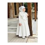 Linarookids Ayperi Kız Çocuk Tesettür Elbisesi Merasim Elbisesi,Başörtülü takım 3-12 Yaş Uygun