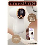 Linarya Dijital Ekranlı M118 Ekstra Bıçaklı Şarjlı Tüy Temizleme ve Tiftik Temizleme Makinesi