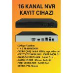 Linas Vn-616X 16 Kanal Nvr Xmeye Ip Kayıt Cihazı