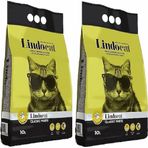 Lindo Cat 2x10 lt Kokusuz Kalın Taneli Topaklaşan Kedi Kumu