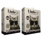 Lindo Cat Aktif Karbonlu Topaklaşan 2x6 lt Kedi Kumu